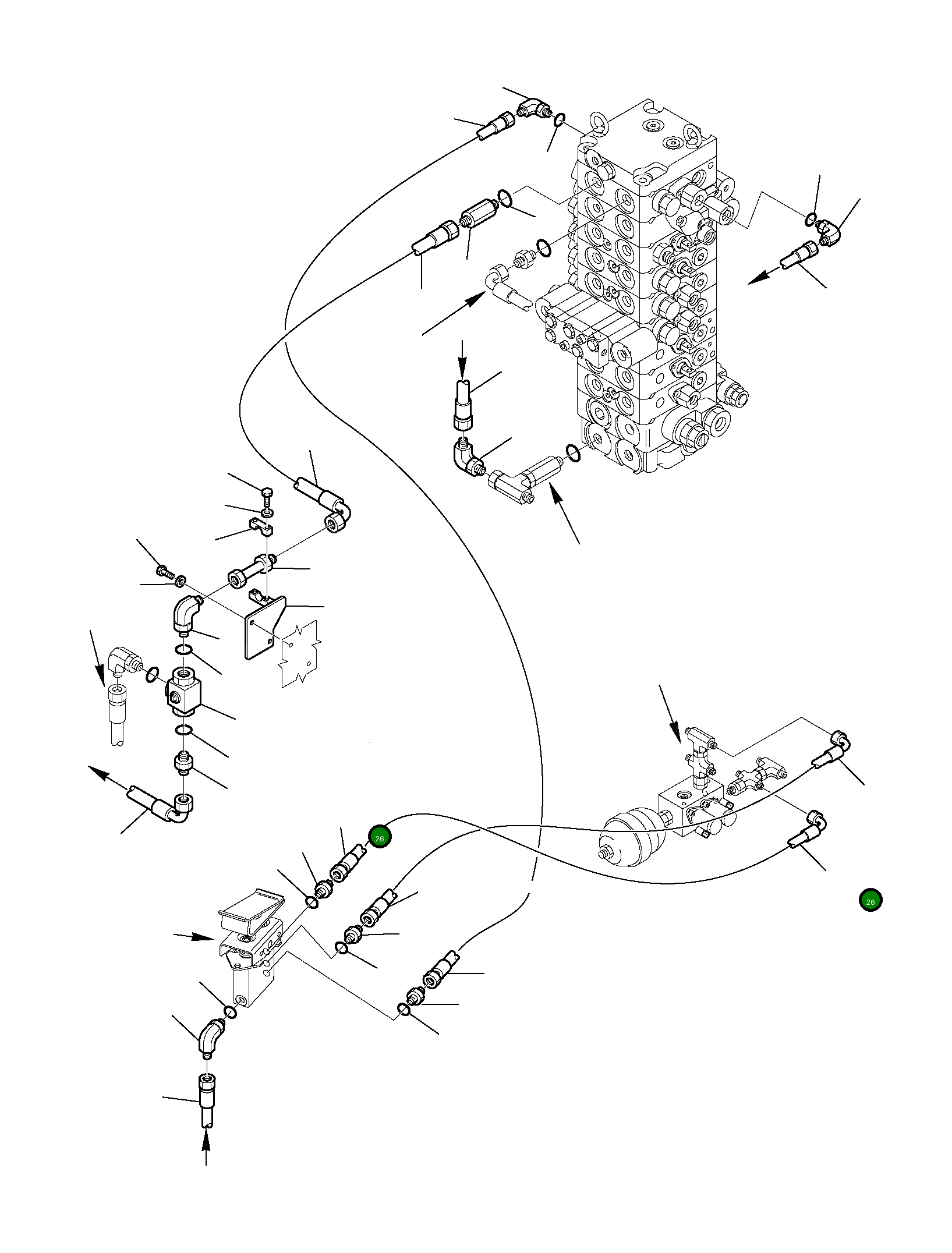 Шланг 392368120 Komatsu