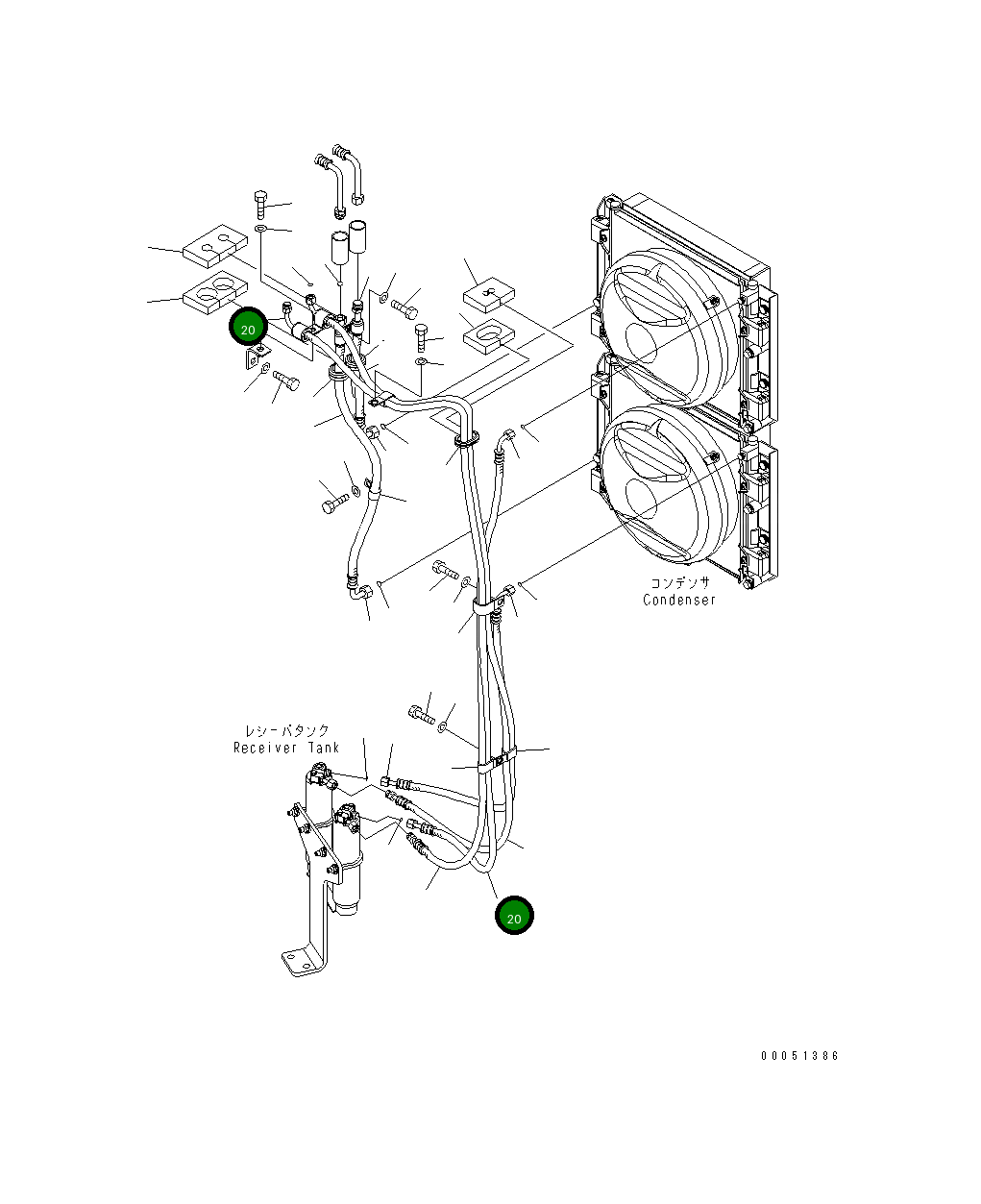 Шланг 21T-979-3561 Komatsu
