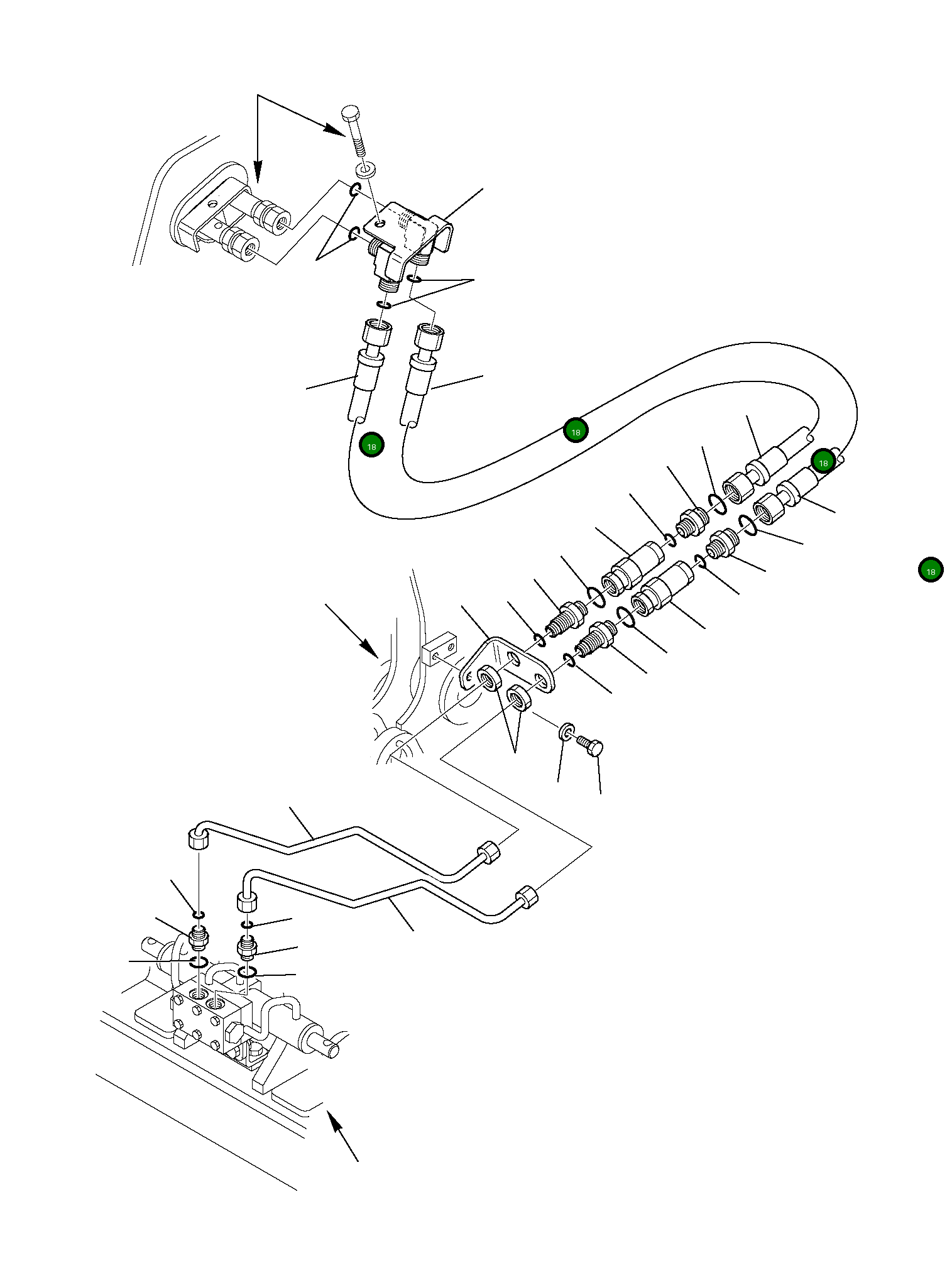 Шланг 395-62-14972 Komatsu