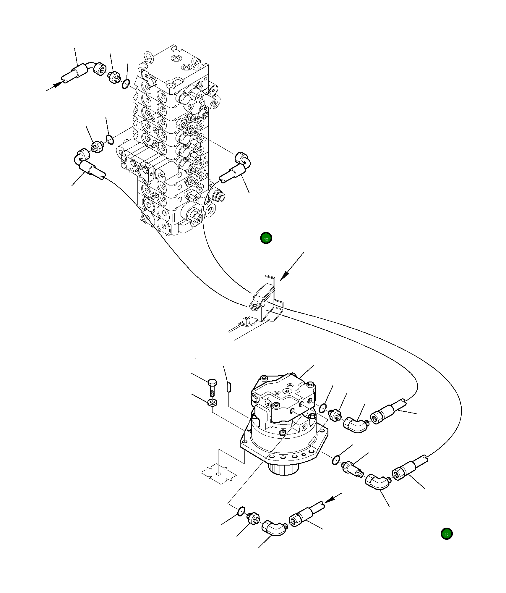 Шланг 3F3061052 Komatsu