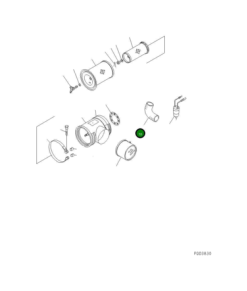 Шланг 6164-11-4750 Komatsu