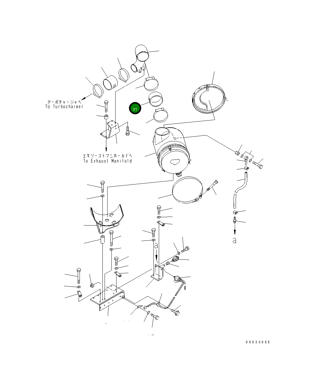 Шланг 6151-12-4950 Komatsu