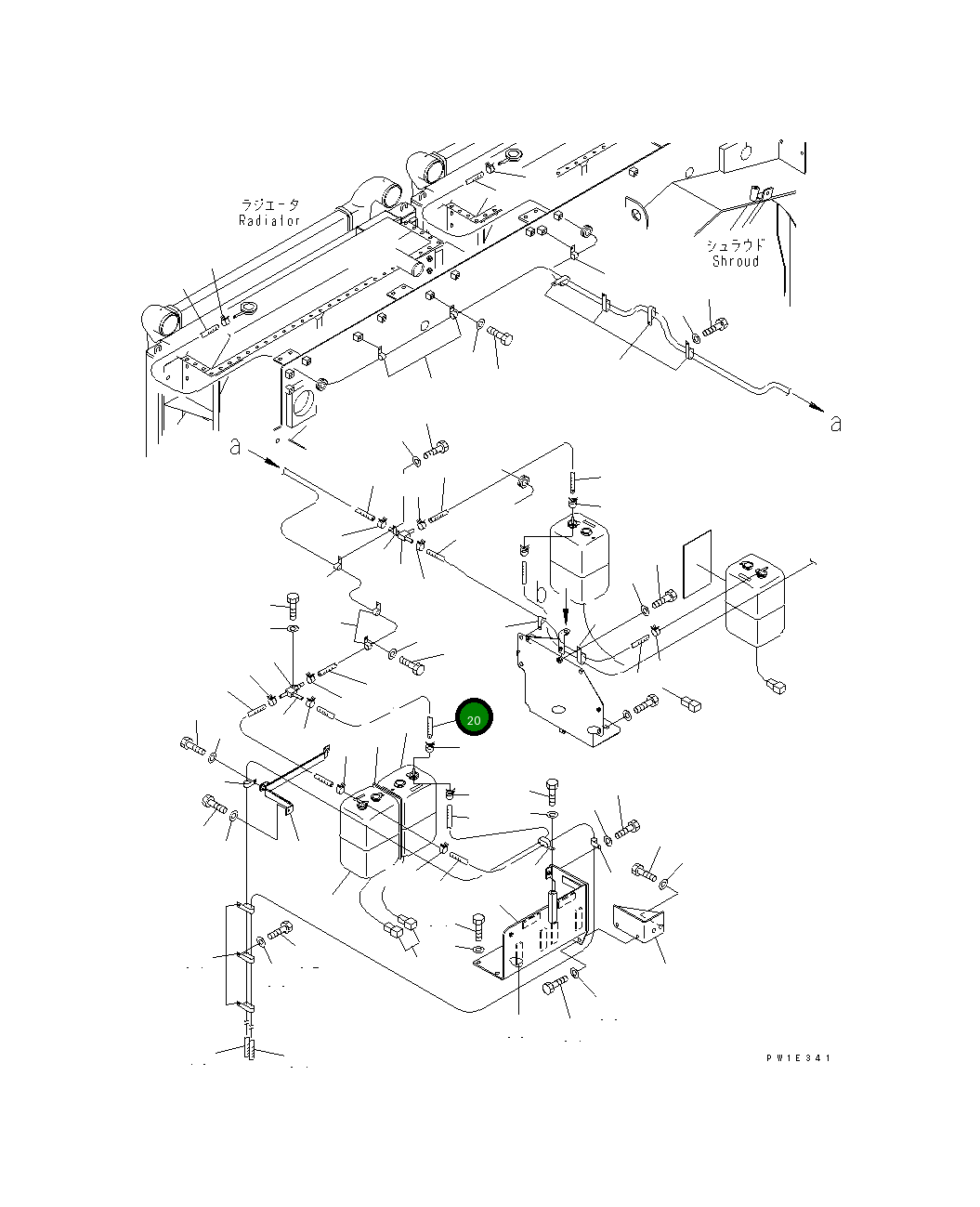 Шланг 21T-03-64340 Komatsu