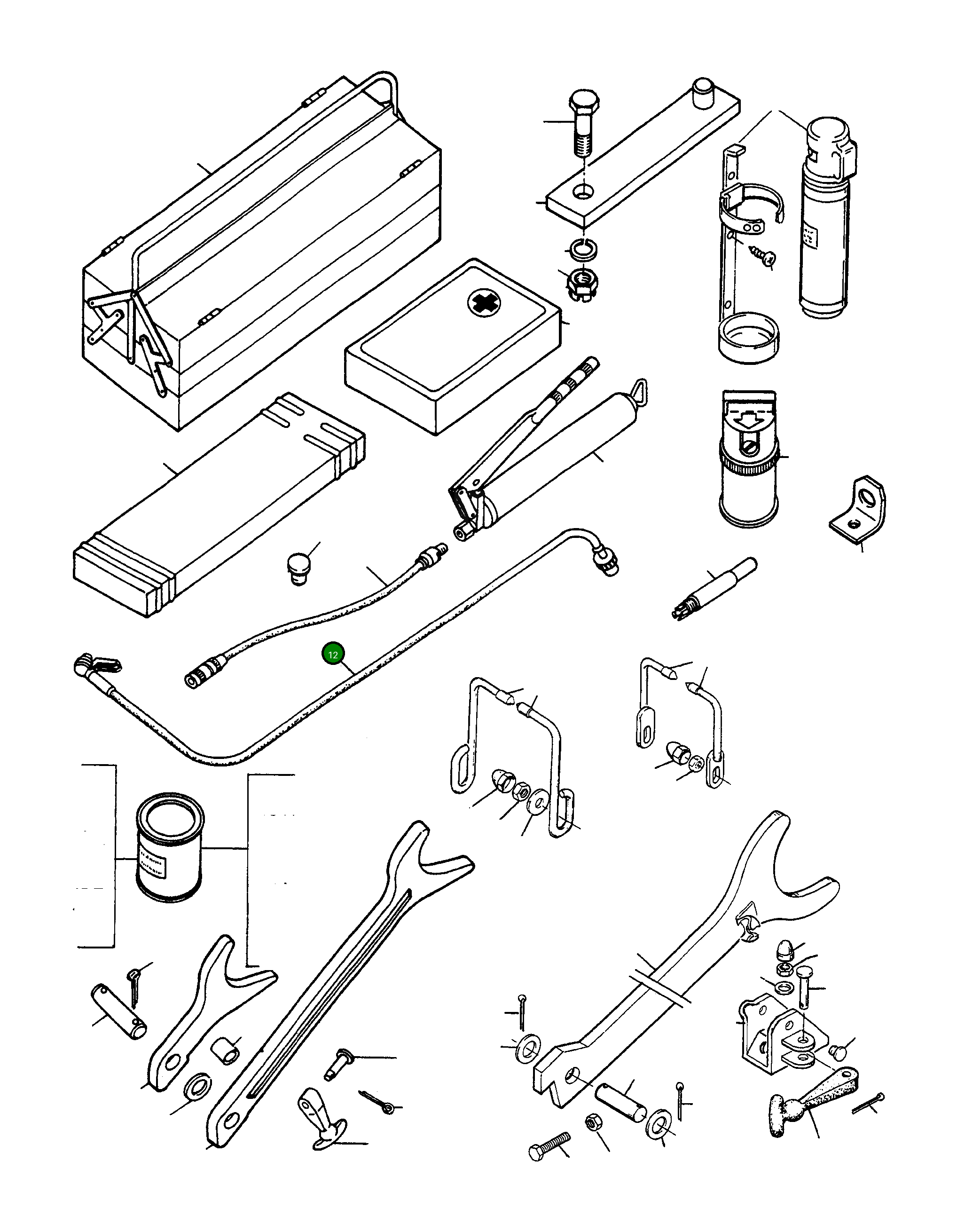 Шланг 2963656M1 Komatsu