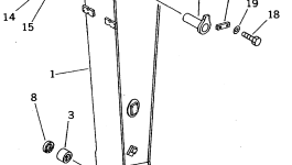 Втулка 205-70-65550 Komatsu