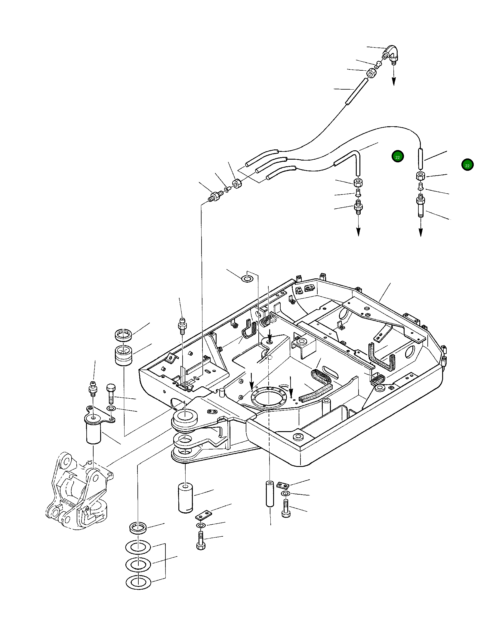 Шланг 3F3037601 Komatsu