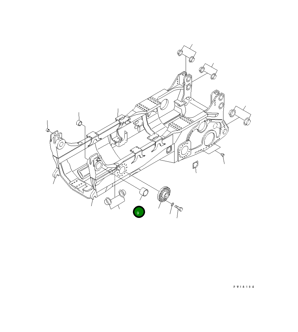Втулка 19M-61-11140 Komatsu