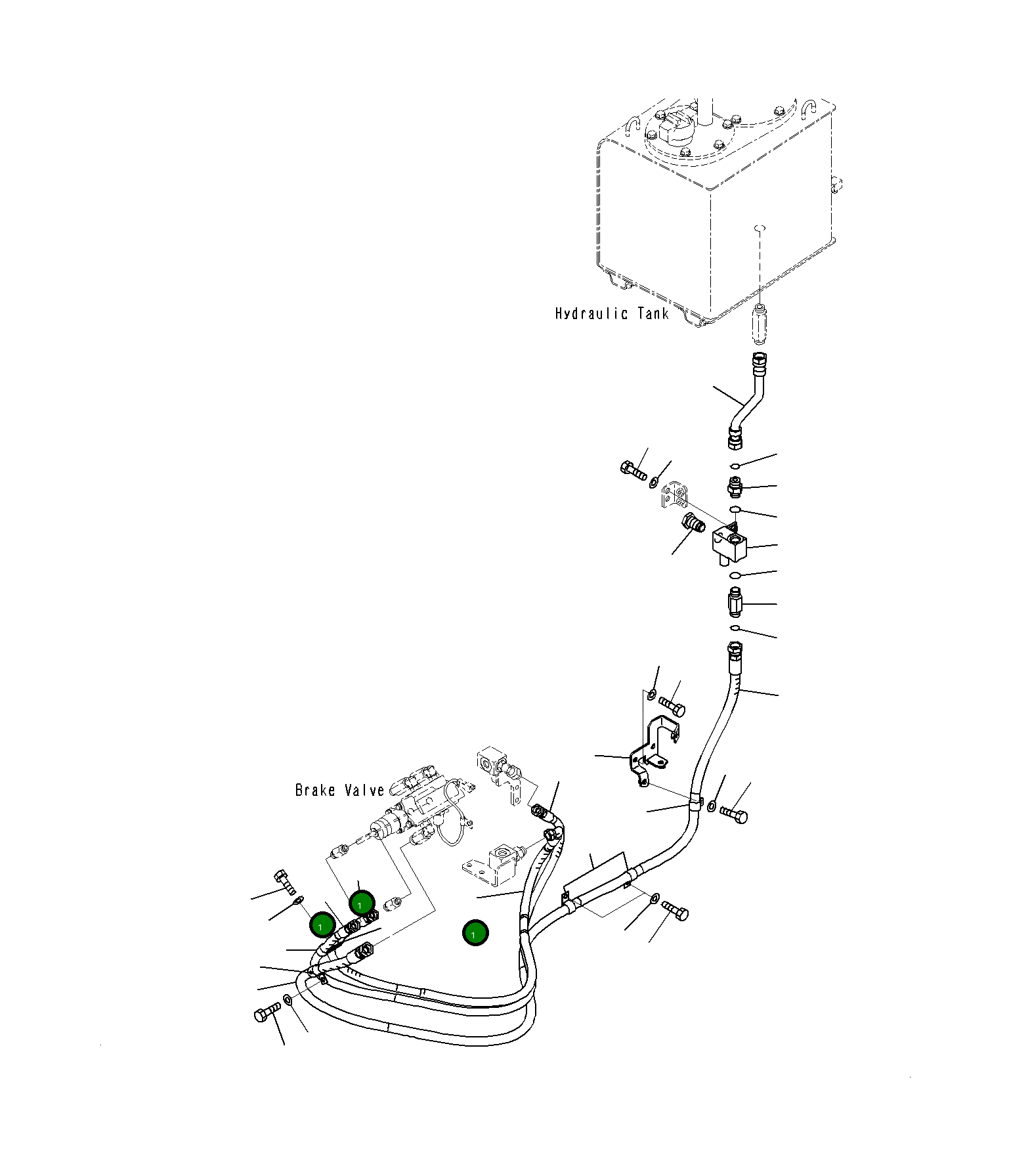 Шланг 23H-43-16151 Komatsu