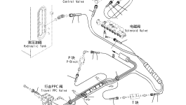 Шланг 21K-62-76810 Komatsu