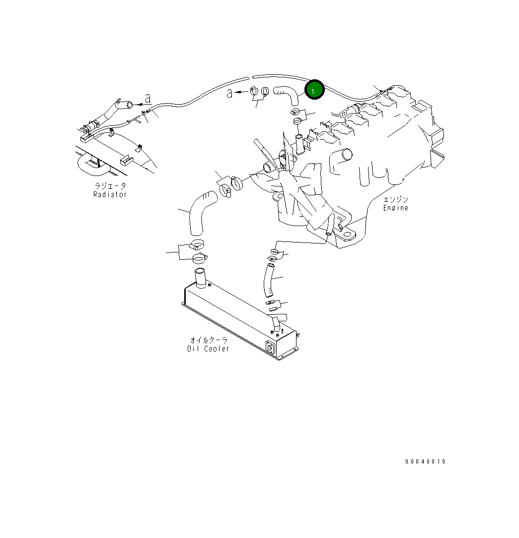 Шланг 56B-03-21610 Komatsu