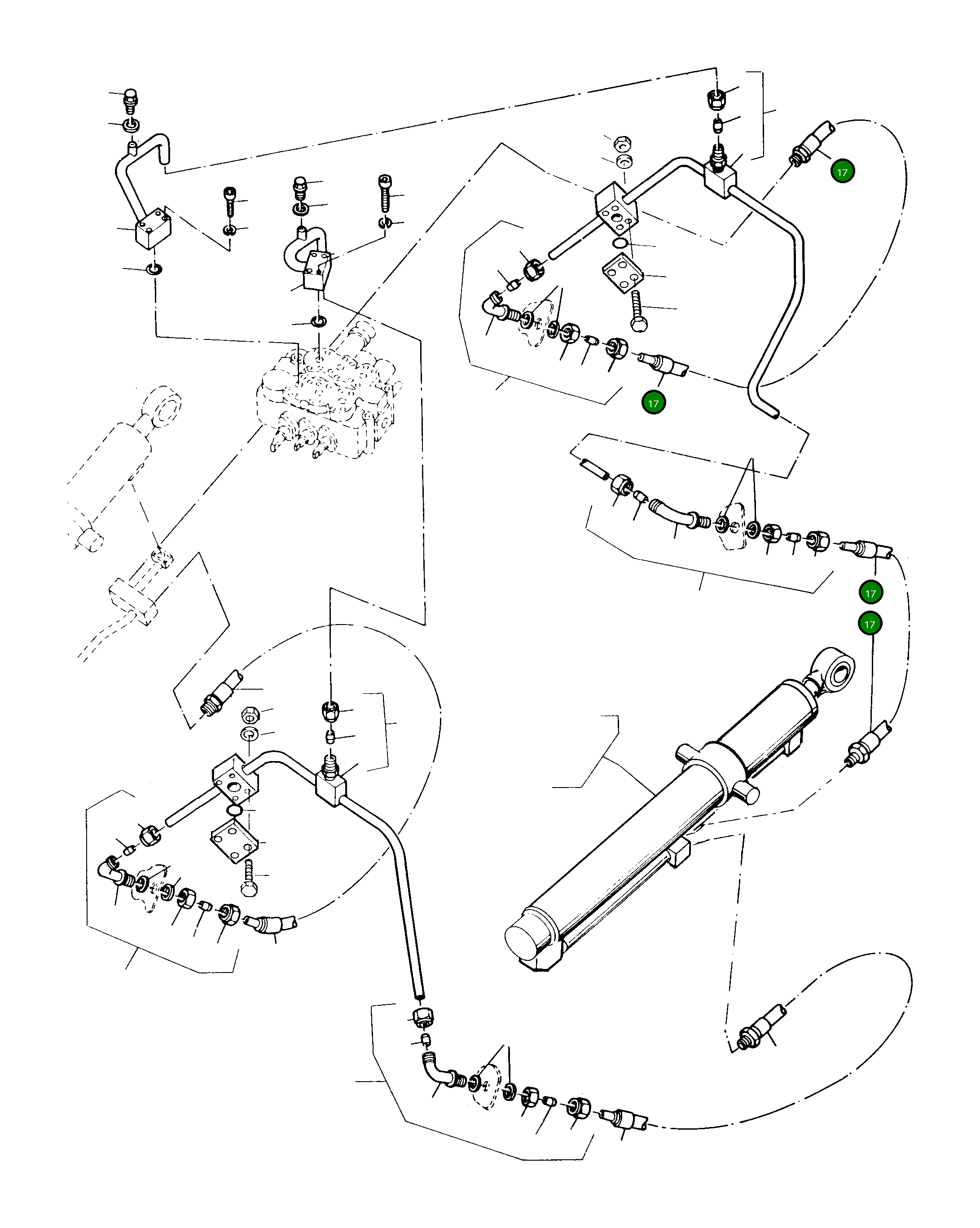 Шланг 3080088M1 Komatsu