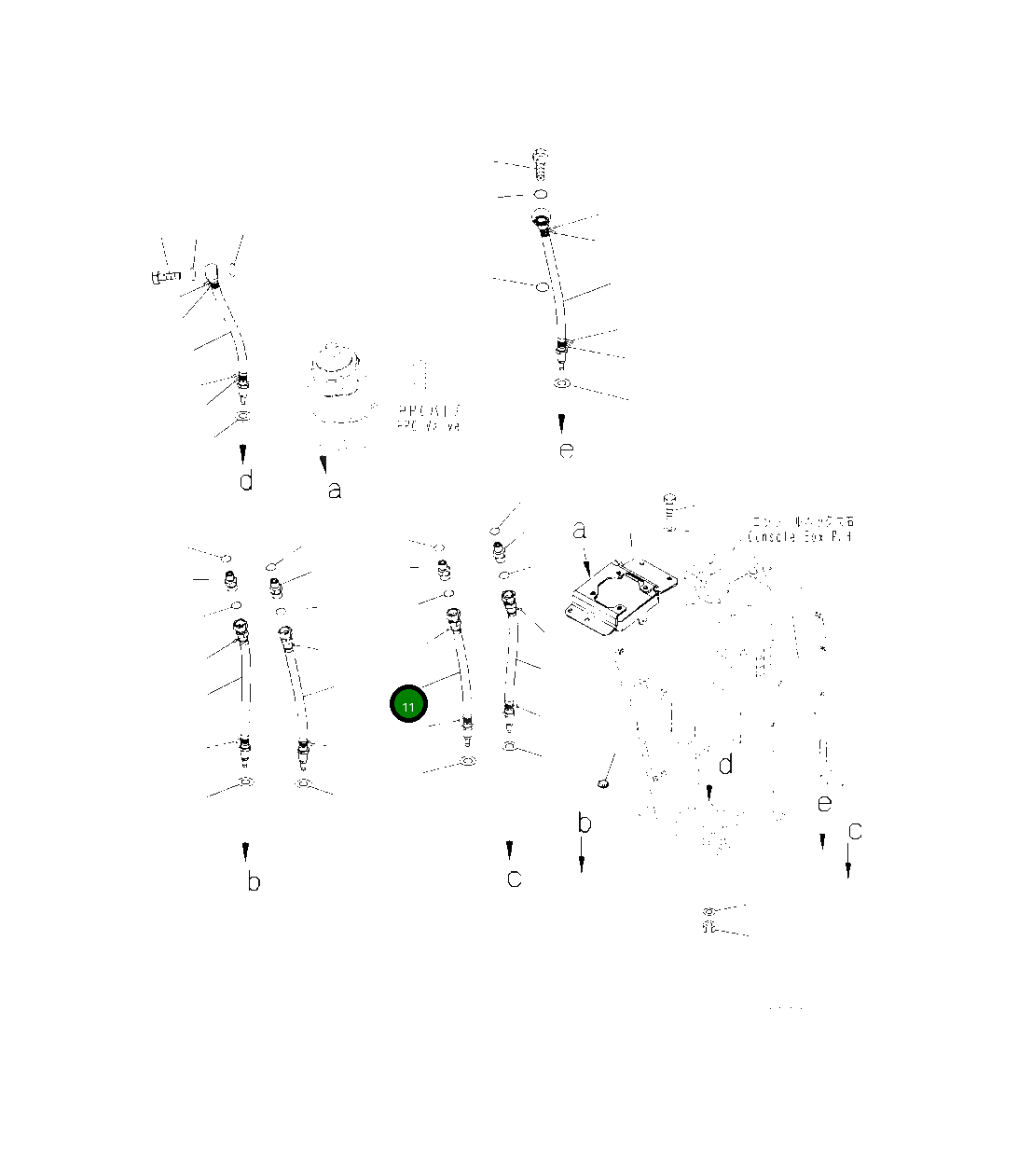 Шланг 419-43-55121 Komatsu