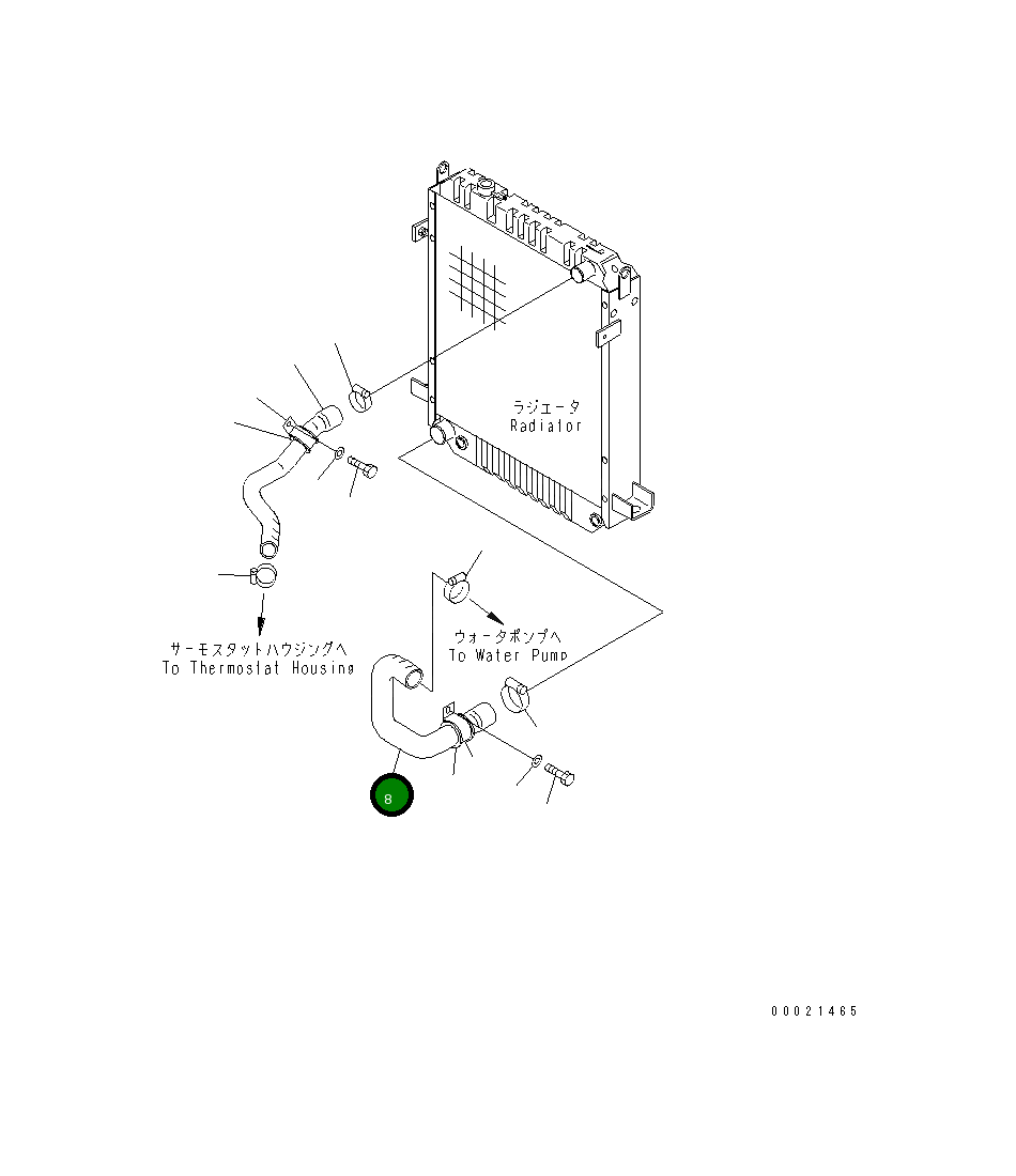 Шланг 415-U47-2570 Komatsu
