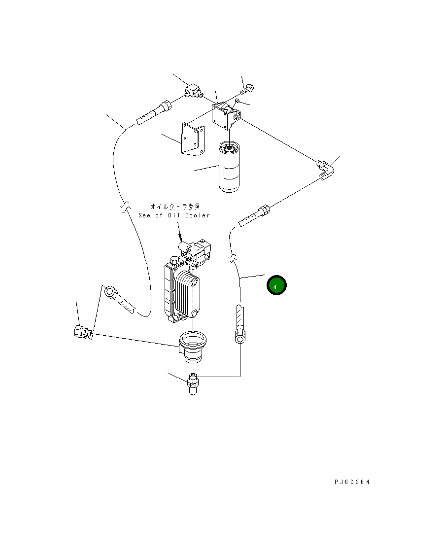 Шланг 6743-51-9920 Komatsu