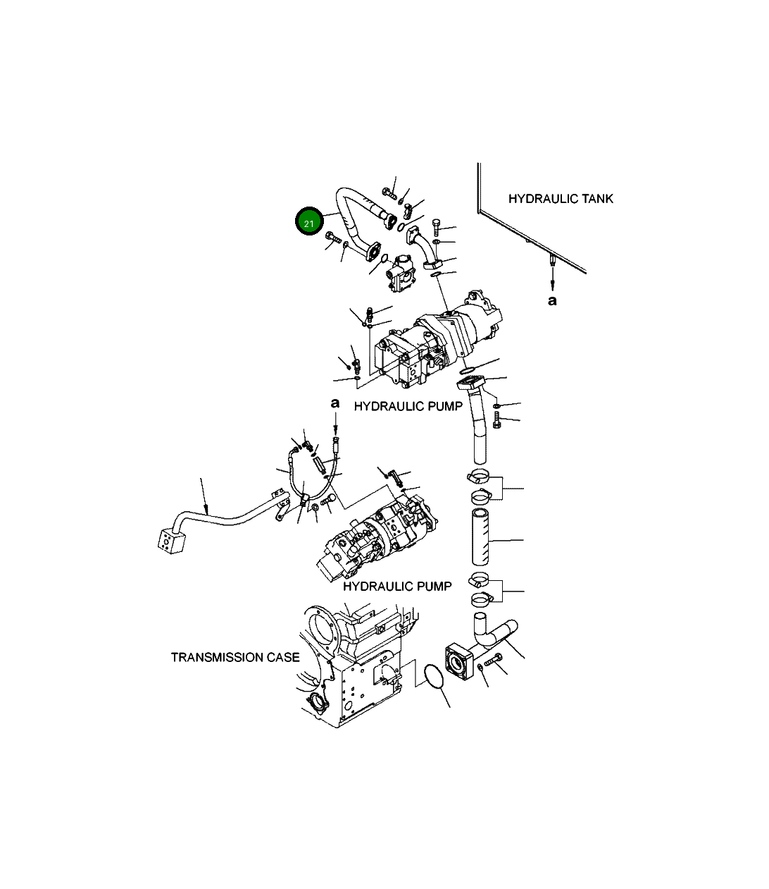 Шланг 424-16-41151 Komatsu