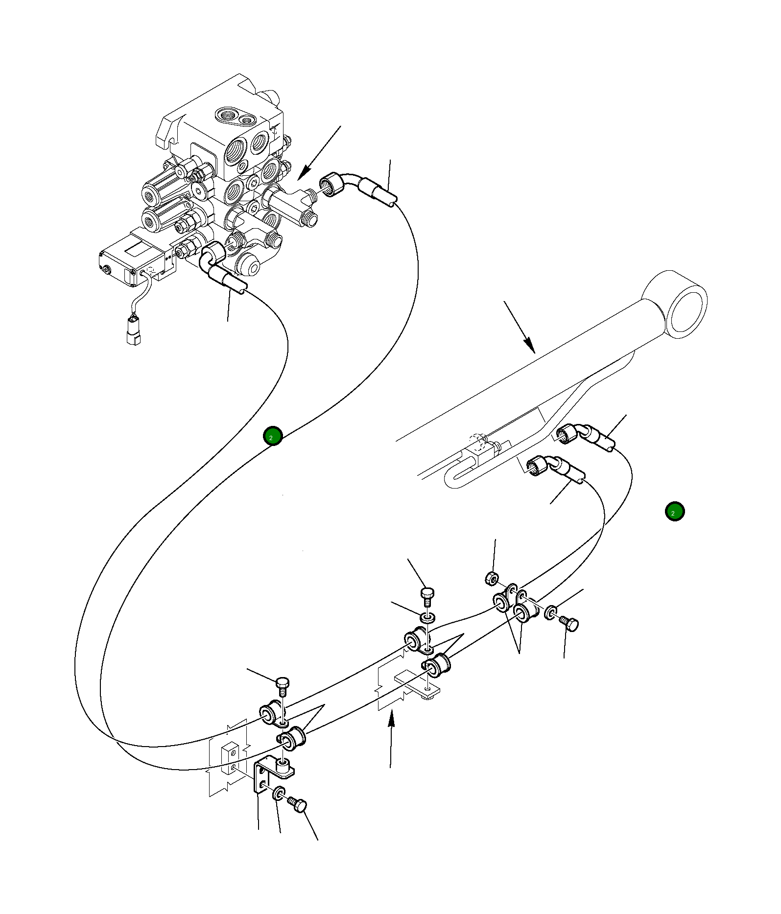 Шланг 395-62-14670 Komatsu