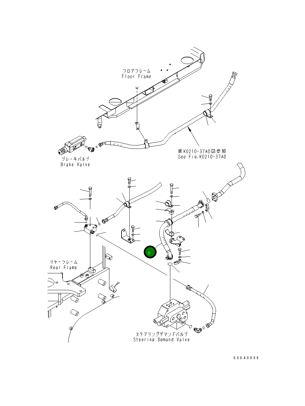 Шланг 425-62-31790 Komatsu