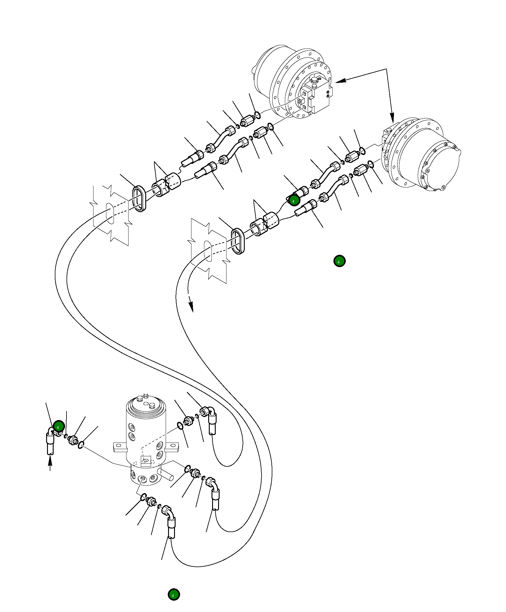 Шланг 226-09-11460 Komatsu