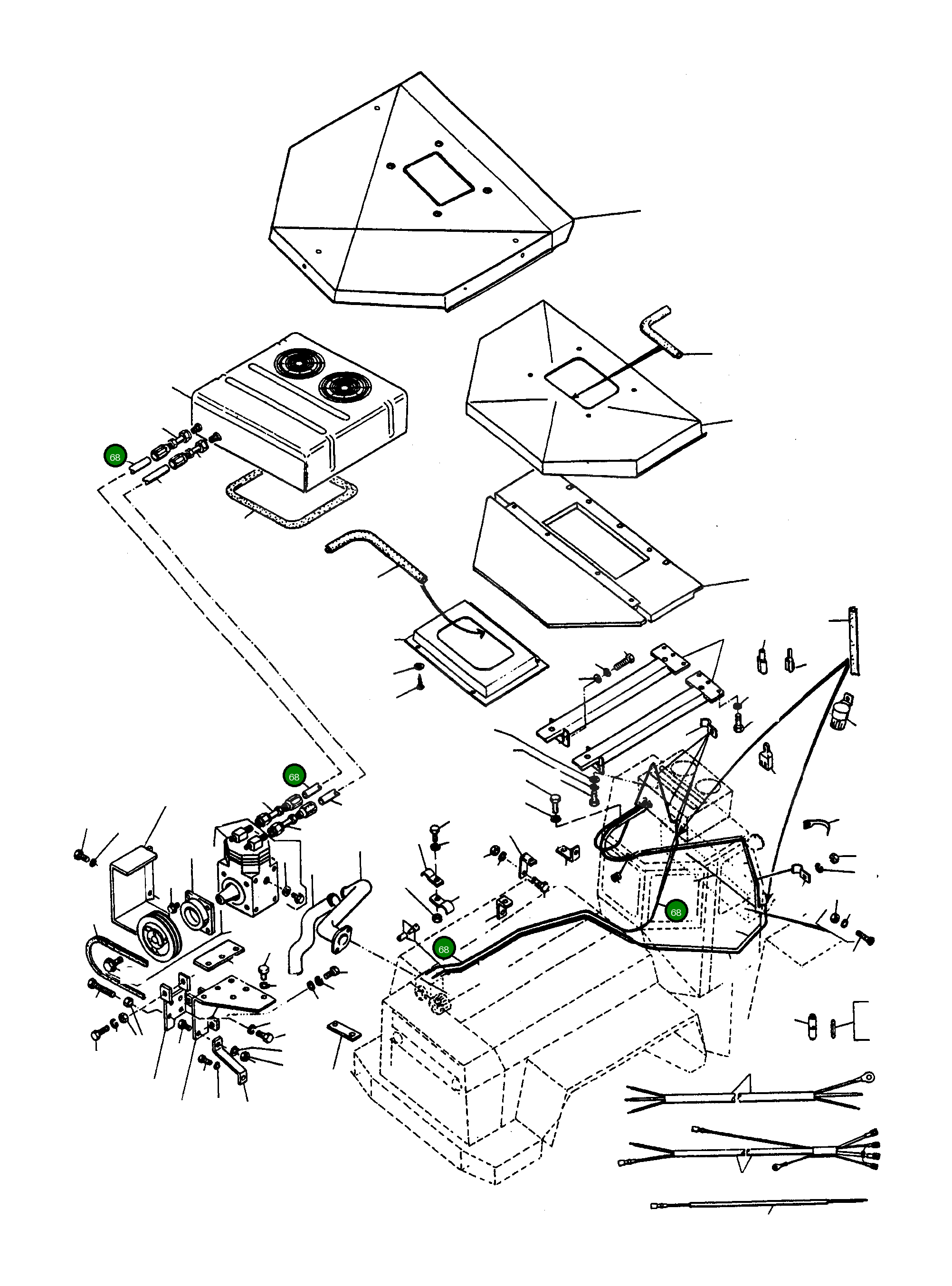 Шланг 3236236M1 Komatsu