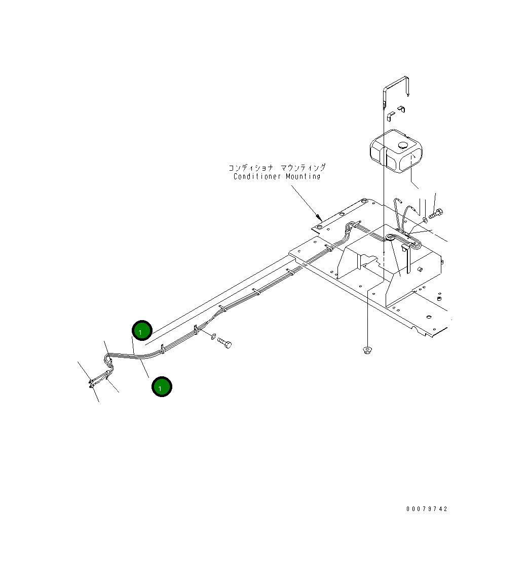 Шланг 427-07-26120 Komatsu