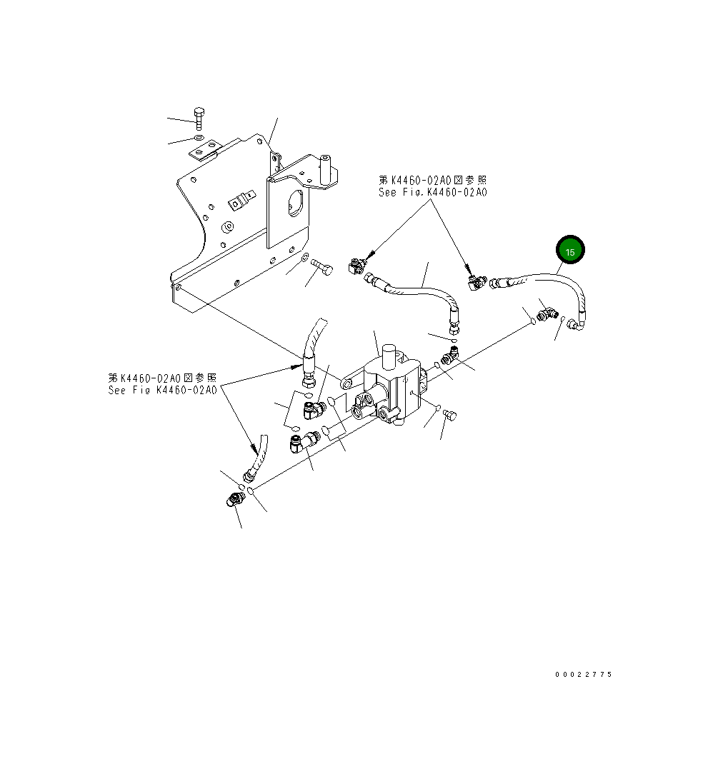 Шланг 416-43-37121 Komatsu