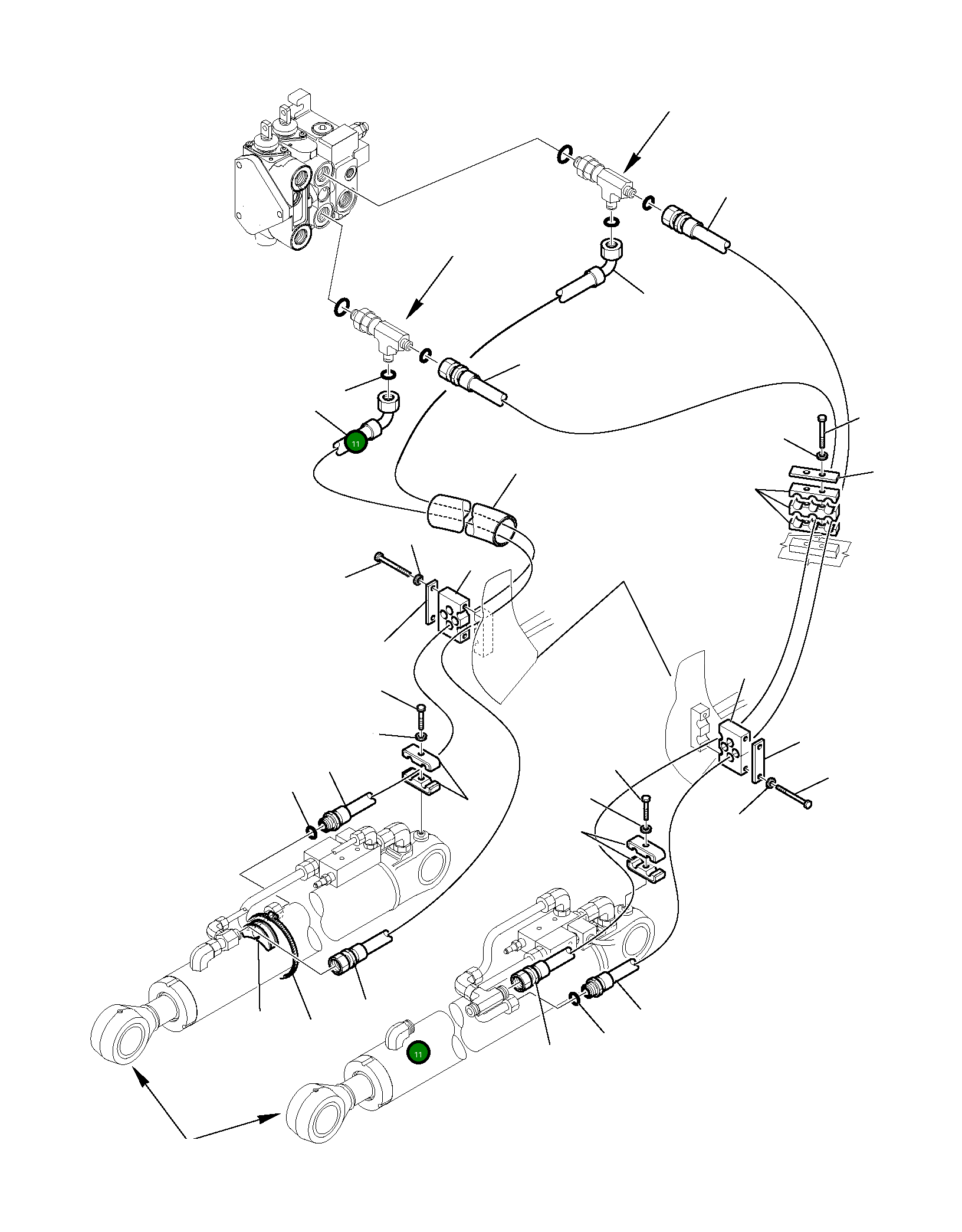 Шланг 42N-62-17750 Komatsu
