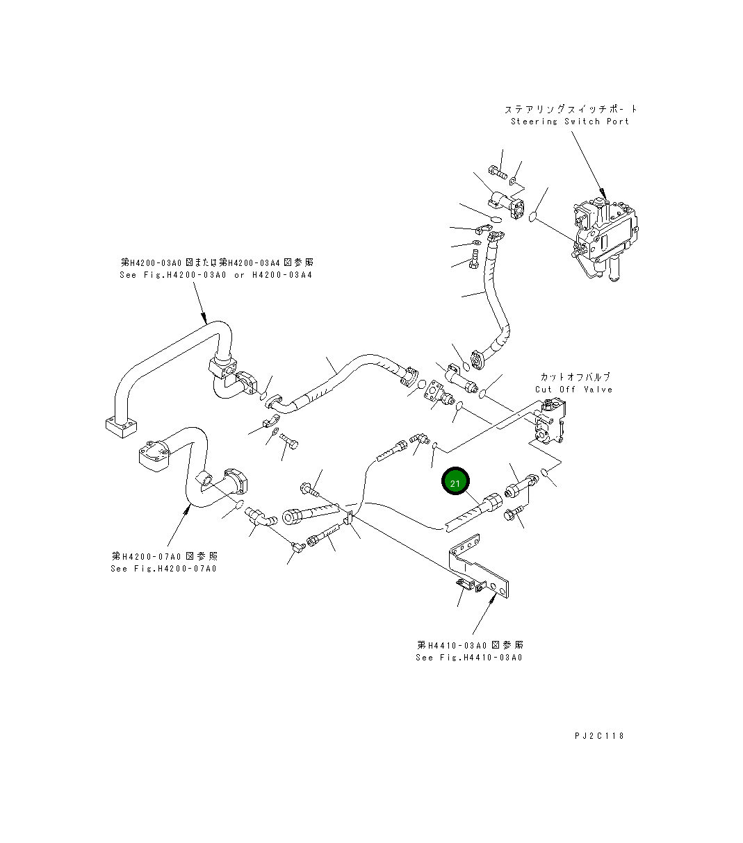 Шланг 426-62-33150 Komatsu