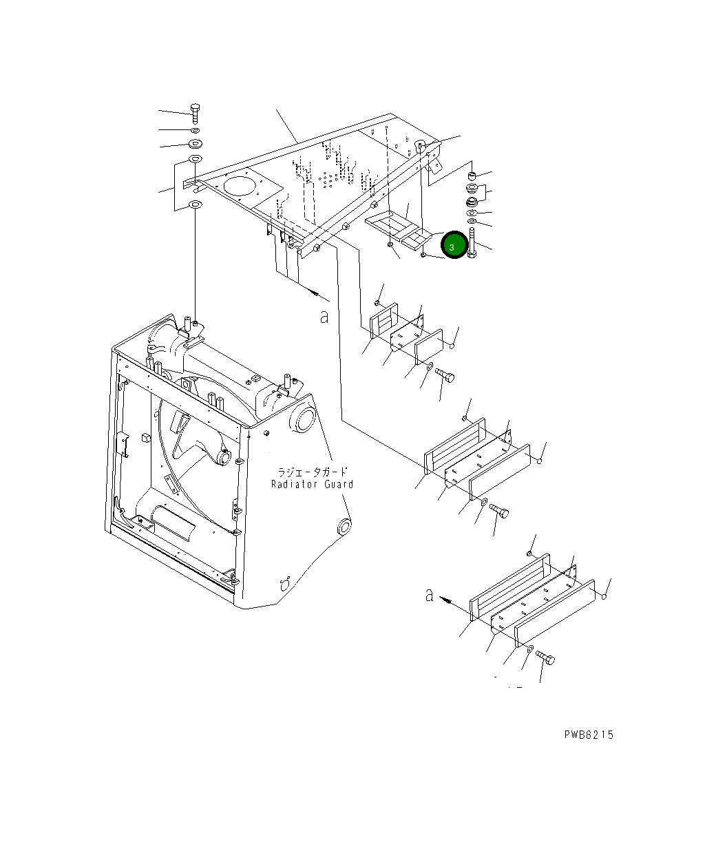 Тканевый элемент 195-862-6210 Komatsu