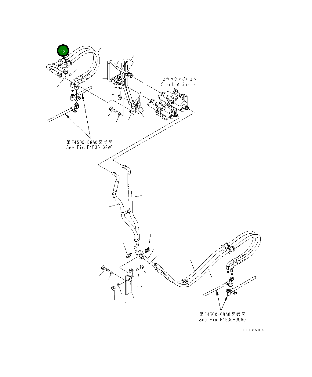 Шланг 23C-60-54740 Komatsu