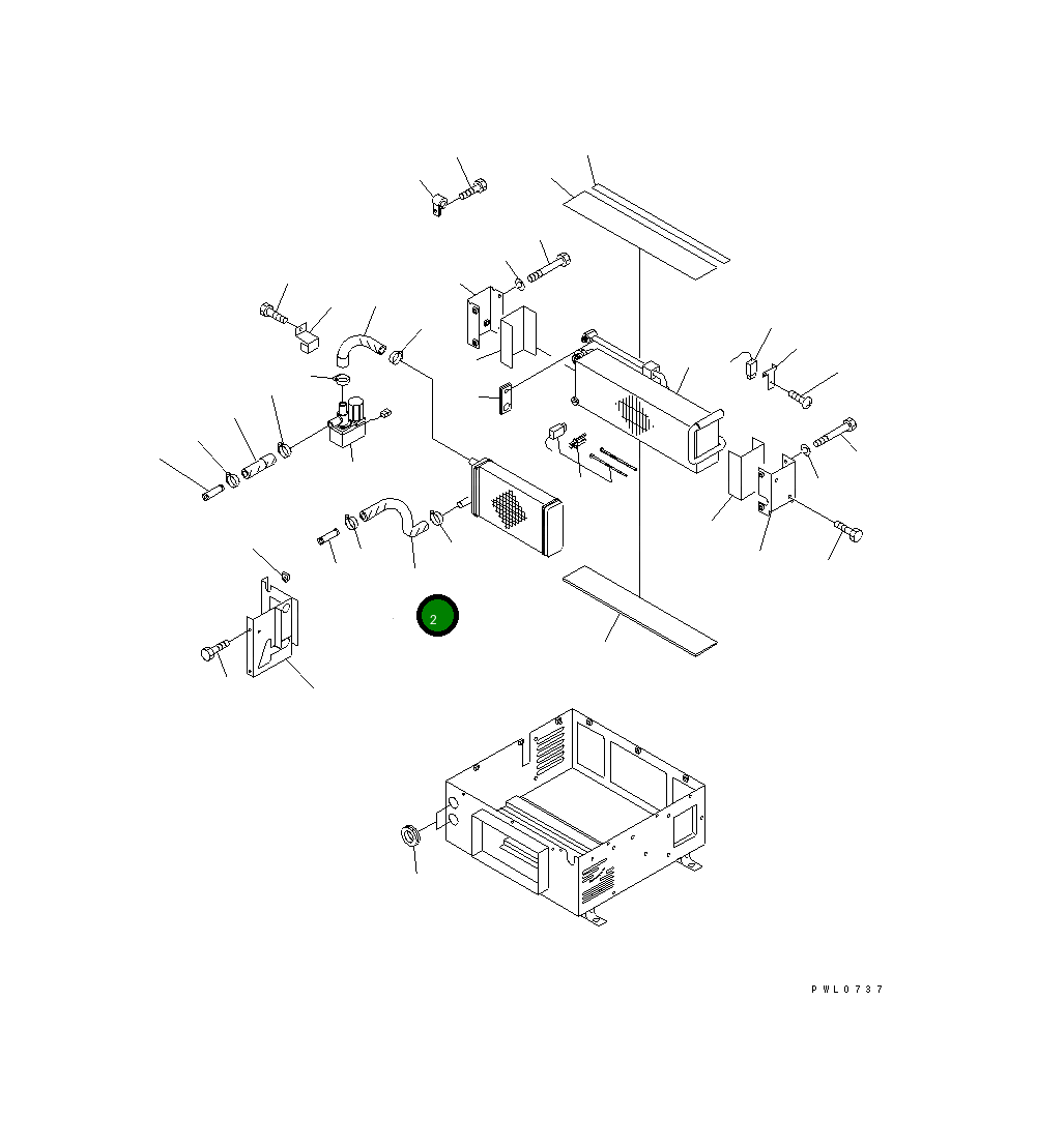 Шланг TW7013-2250 Komatsu