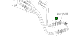 Шланг 22F-62-12863 Komatsu