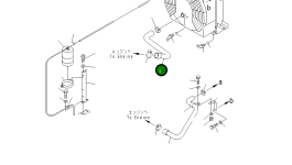 Шланг 23A-03-21750 Komatsu
