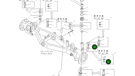 Гайка (K-2) 01529-32427 Komatsu