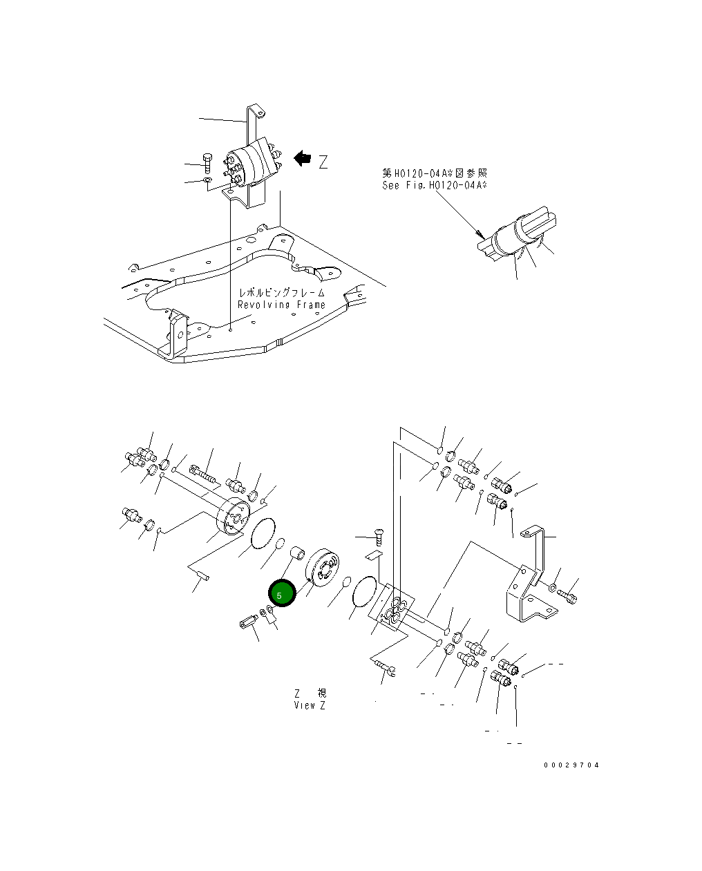 Втулка 22J-62-1A650 Komatsu