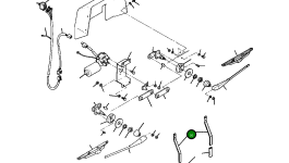 Возвратная штанга стеклоочистителя 1268 424 H1 Komatsu