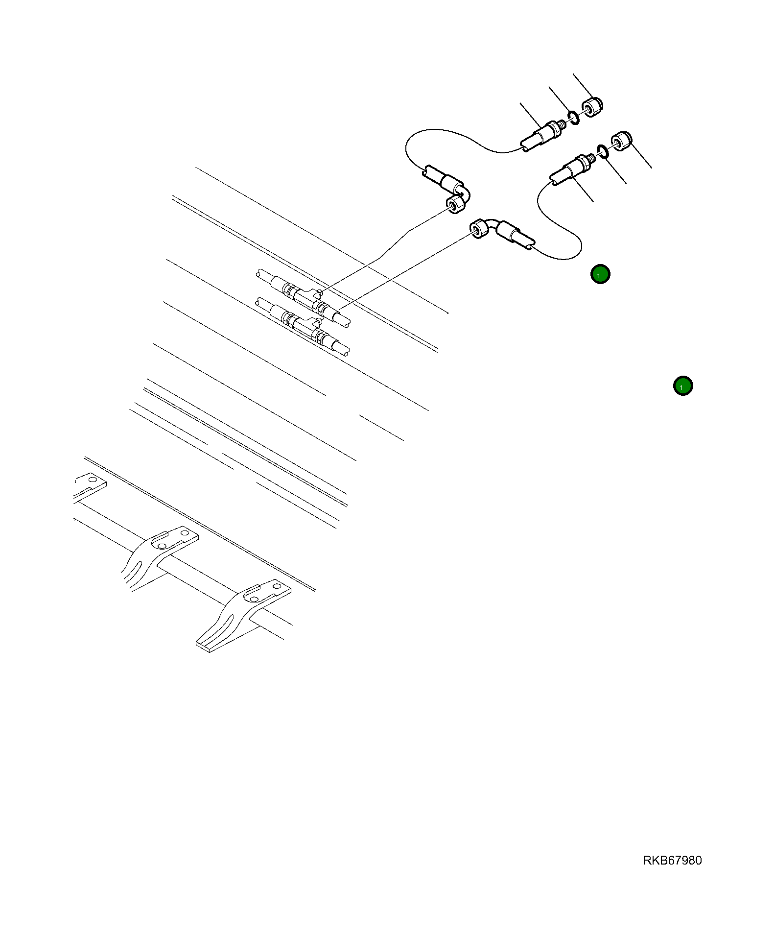 Шланг 42N-62-13660 Komatsu