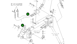 Шланг 21X-957-3250 Komatsu