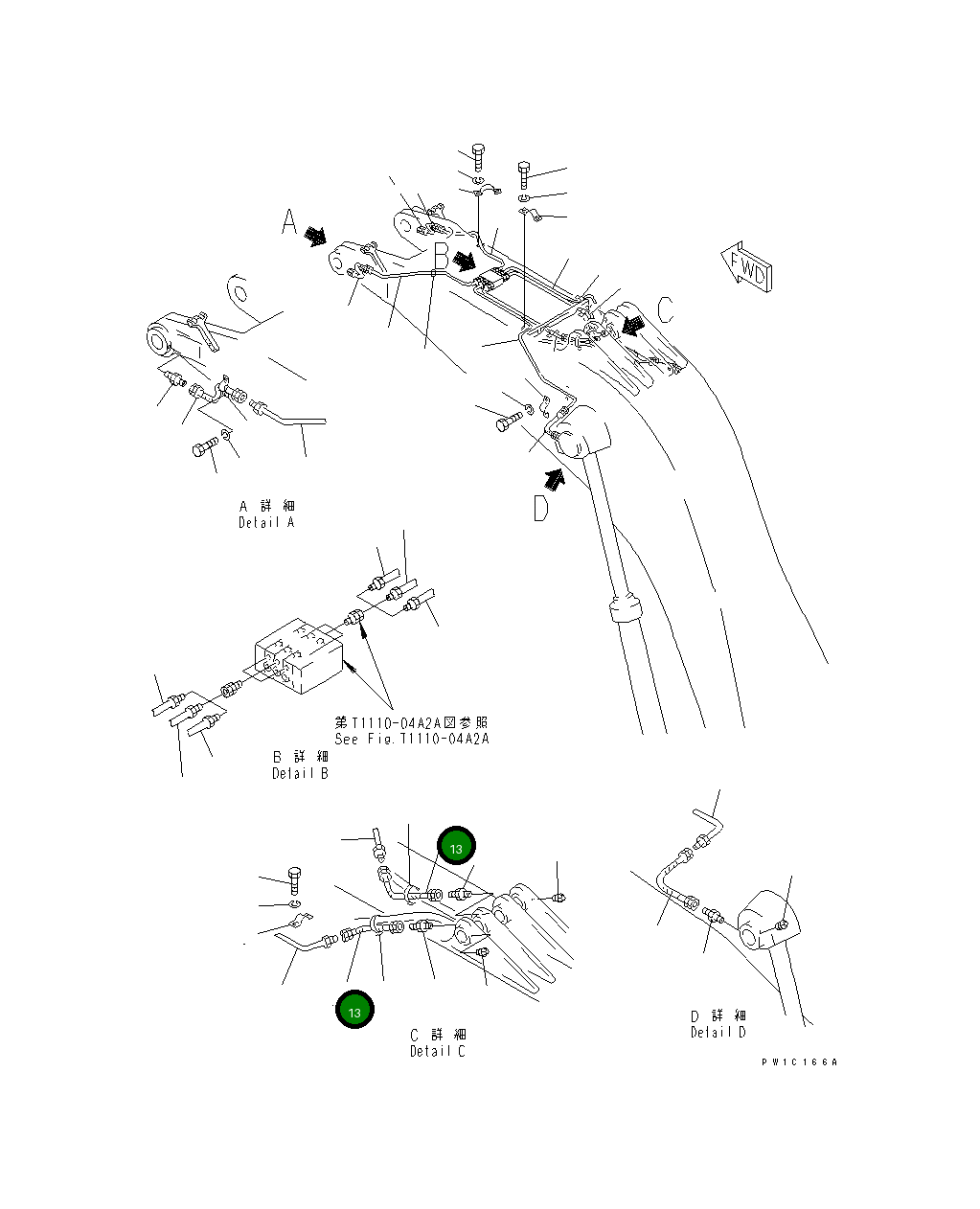 Шланг 21T-72-17730 Komatsu