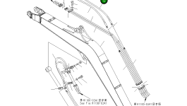 Шланг 22F-62-23330 Komatsu