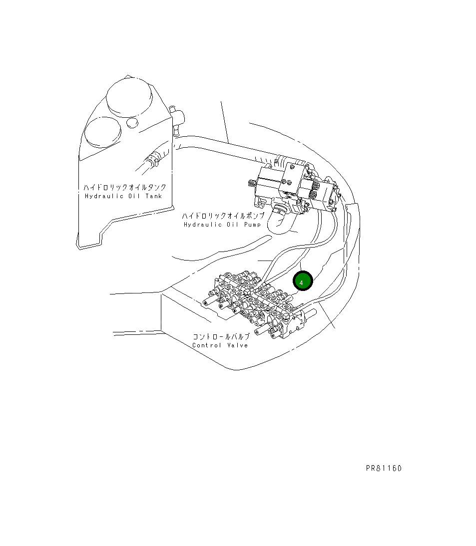 Шланг YM172425-78210 Komatsu