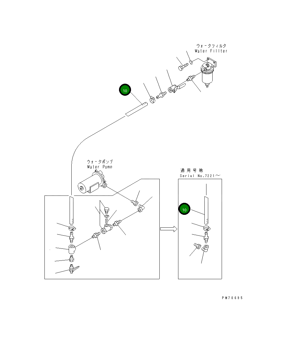 Шланг 267-19-15050 Komatsu