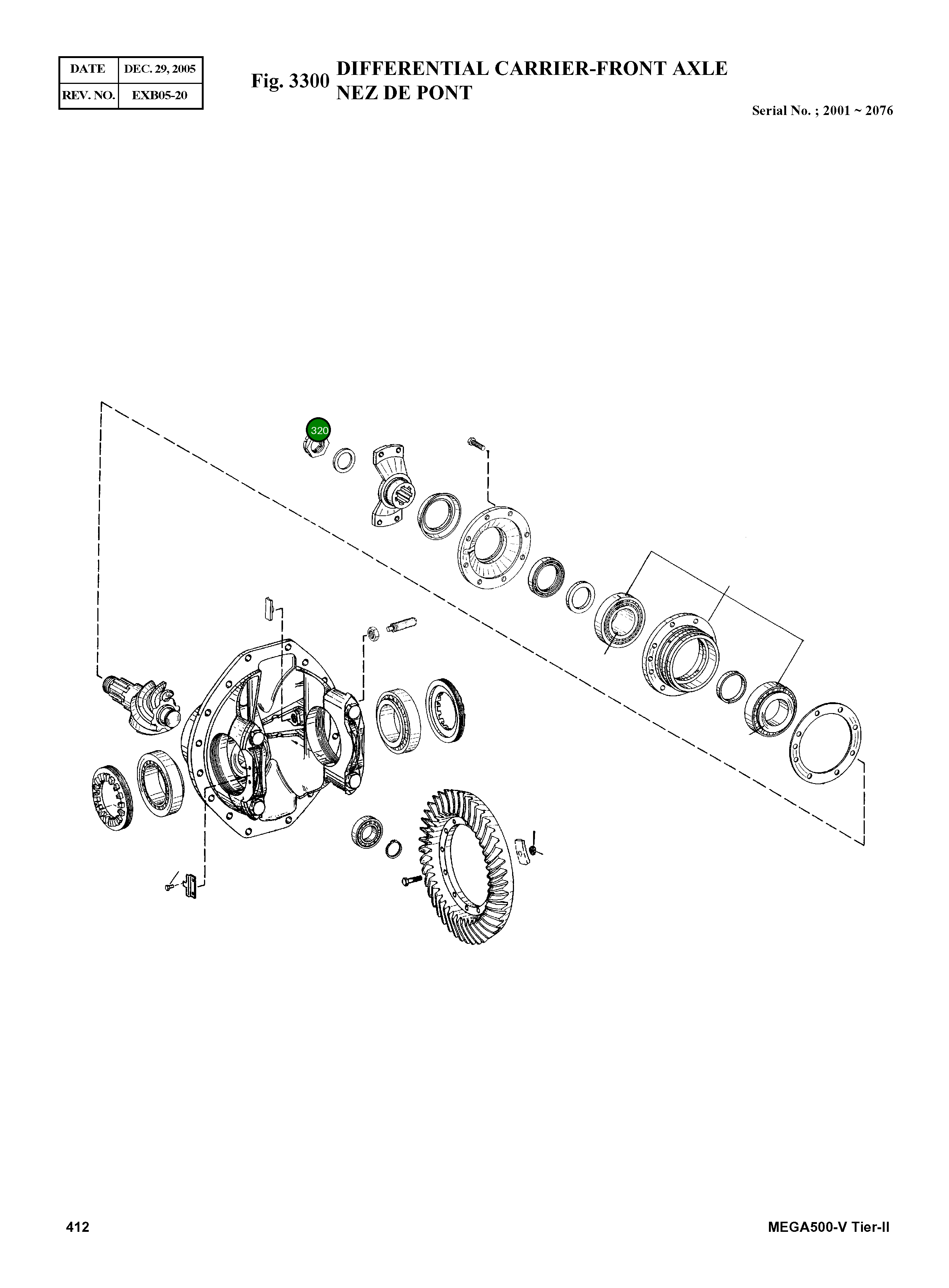 Гайка 0737 503 082 Komatsu