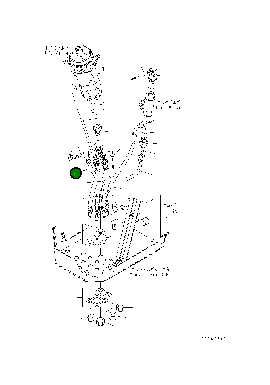 Шланг 419-43-38420 Komatsu
