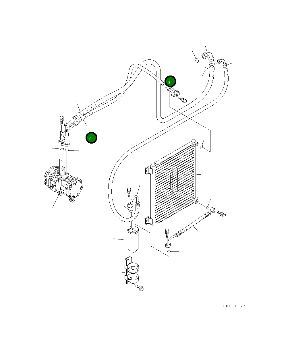 Шланг AN51411-A1180 Komatsu