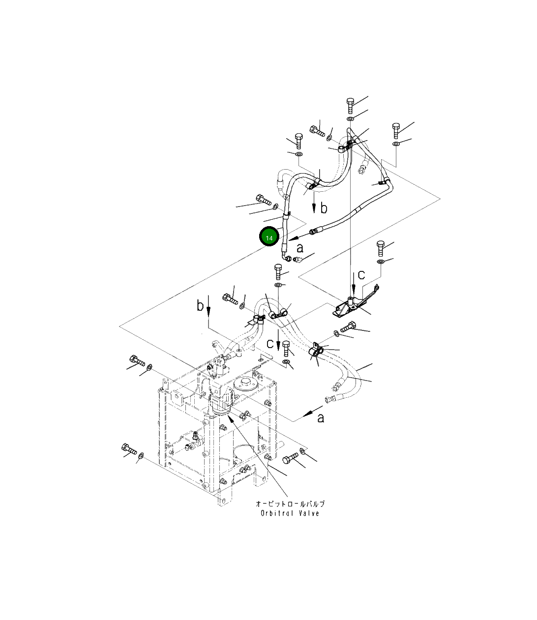 Шланг 421-43-57750 Komatsu