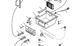 Воздуходувка отопителя 888011050 Komatsu