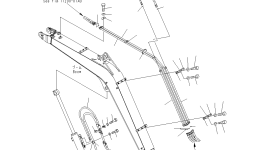 Шланг 22M-62-27360 Komatsu