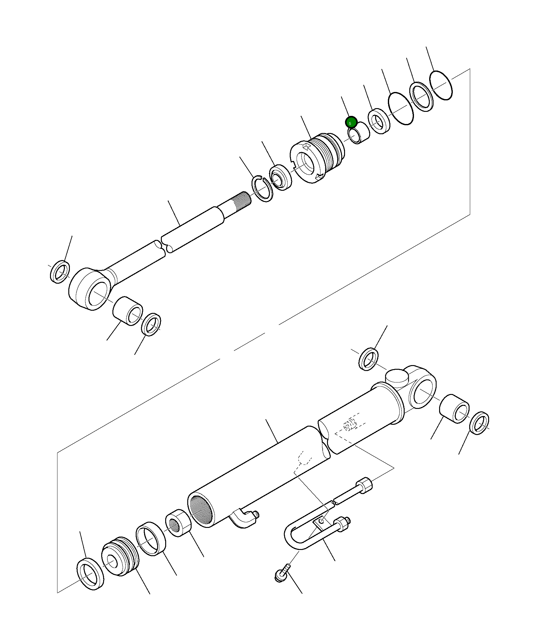 Втулка 500466130 Komatsu
