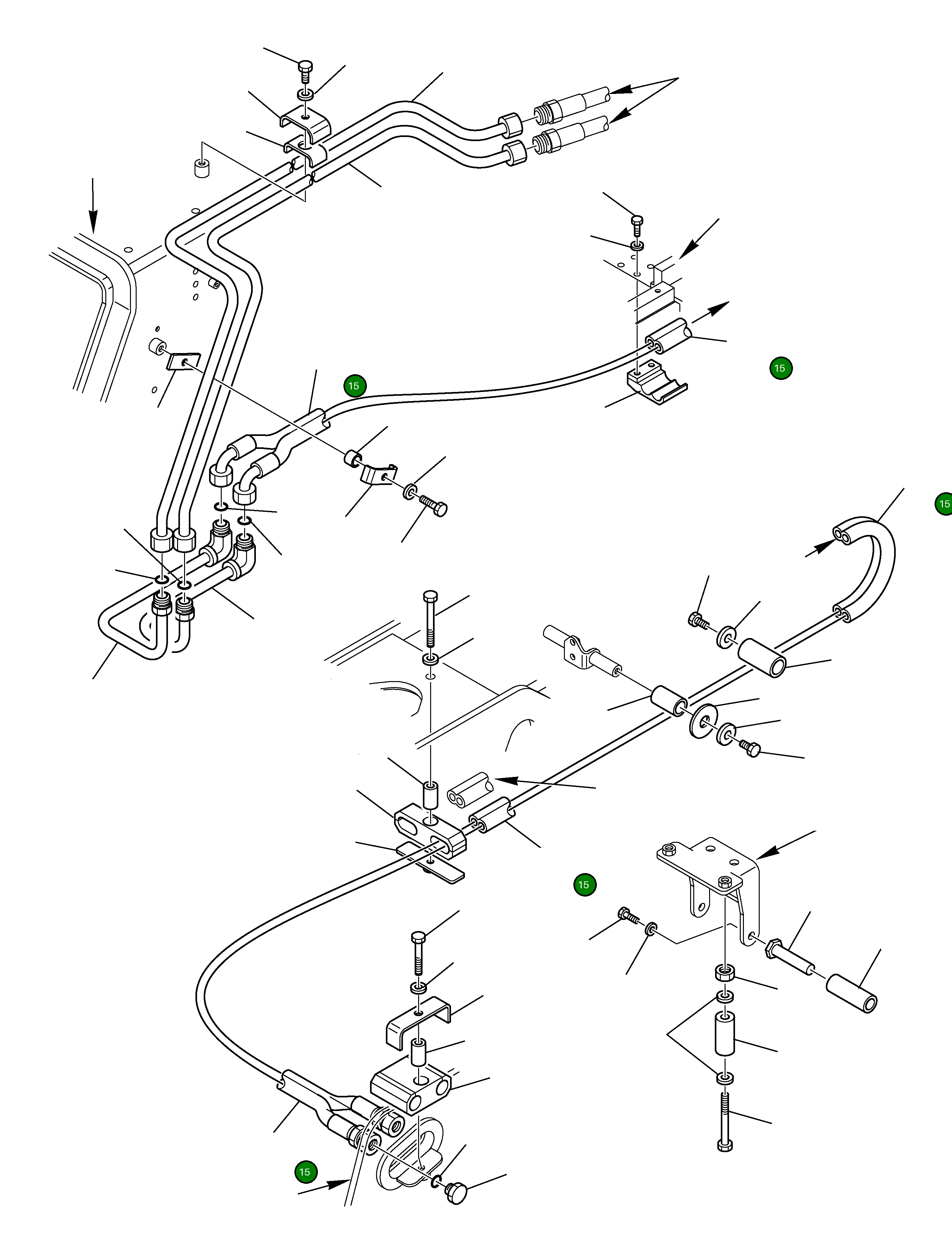 Шланг 395-62-14810 Komatsu