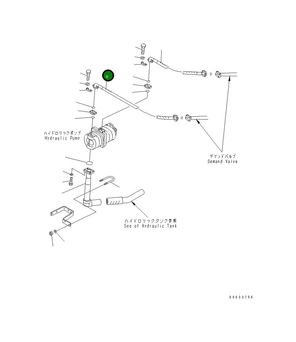 Шланг 566-61-42710 Komatsu